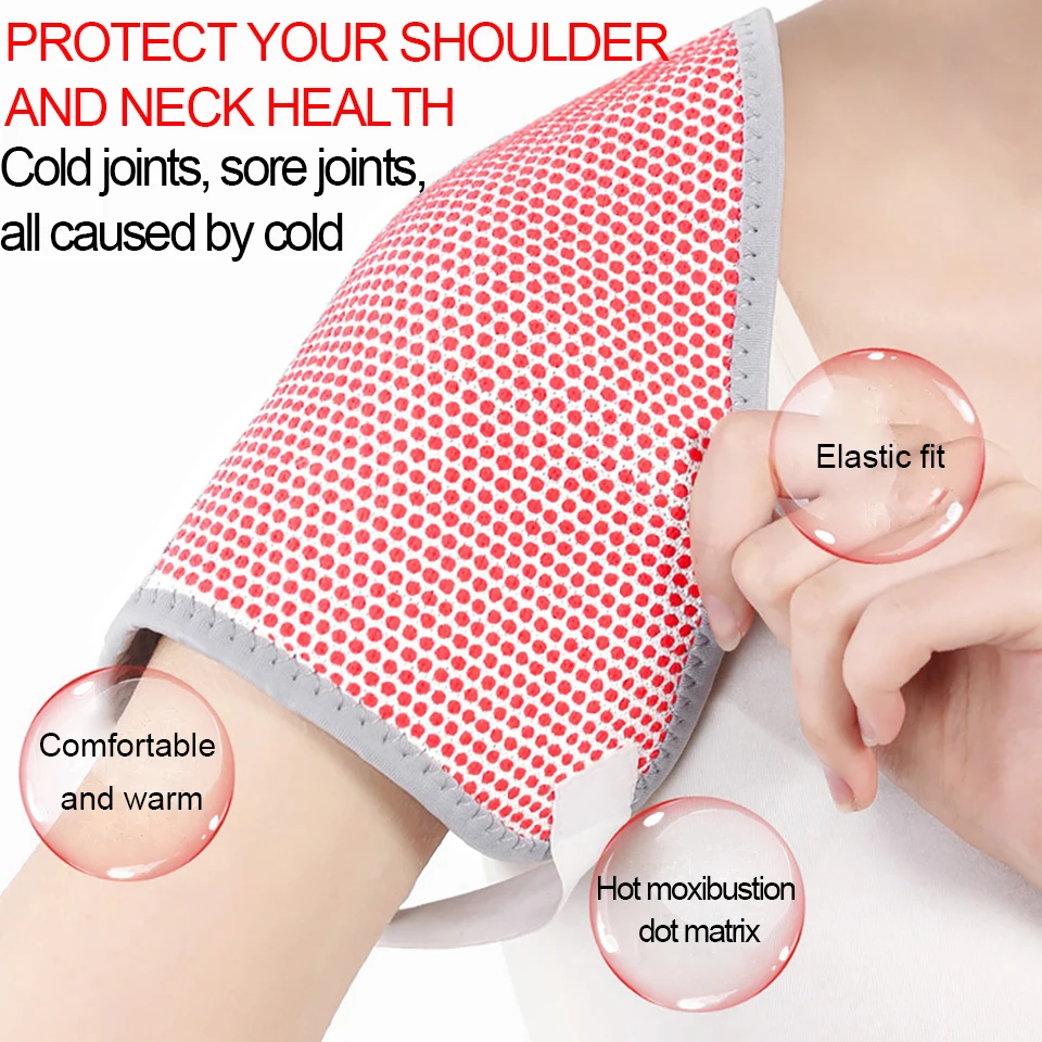 KoKossi Self-heating Brace Warmer Shoulder Support Correction Belt Shoulder Soft Compression Sleeve Heat Therapy Pad Protector