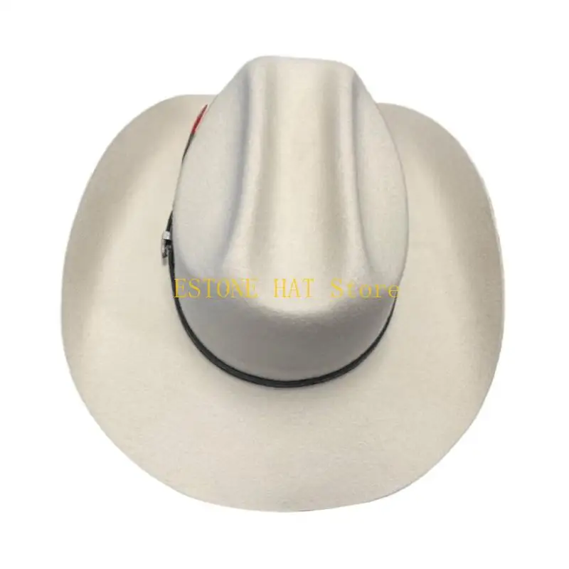 49MF Wool Fedoras Hat Breathable Material Comfortable Fit For Daily Wear Travel Outdoor Activity And Special Event