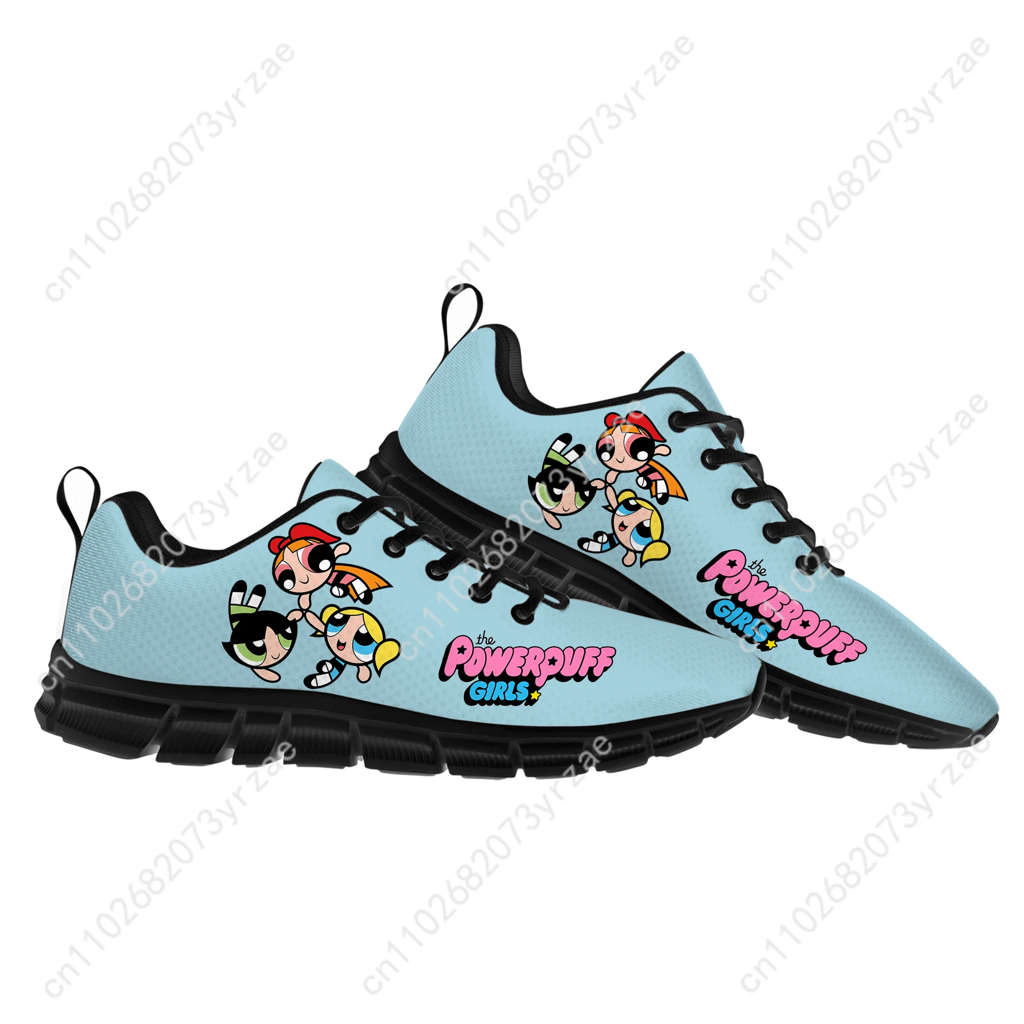 Buty sportowe Powerpuff Girls męskie damskie młodzieżowe oddychające personalizowane buty sportowe wysokiej jakości modne codzienne buty na zamówienie