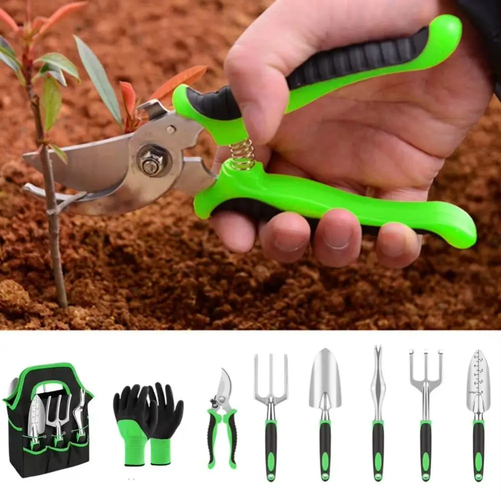 heavy-duty-aluminum-gardening-tools-weeder-pruning-shears-scissors-gardening-tool-kit-rust-proof-ergonomic-handle