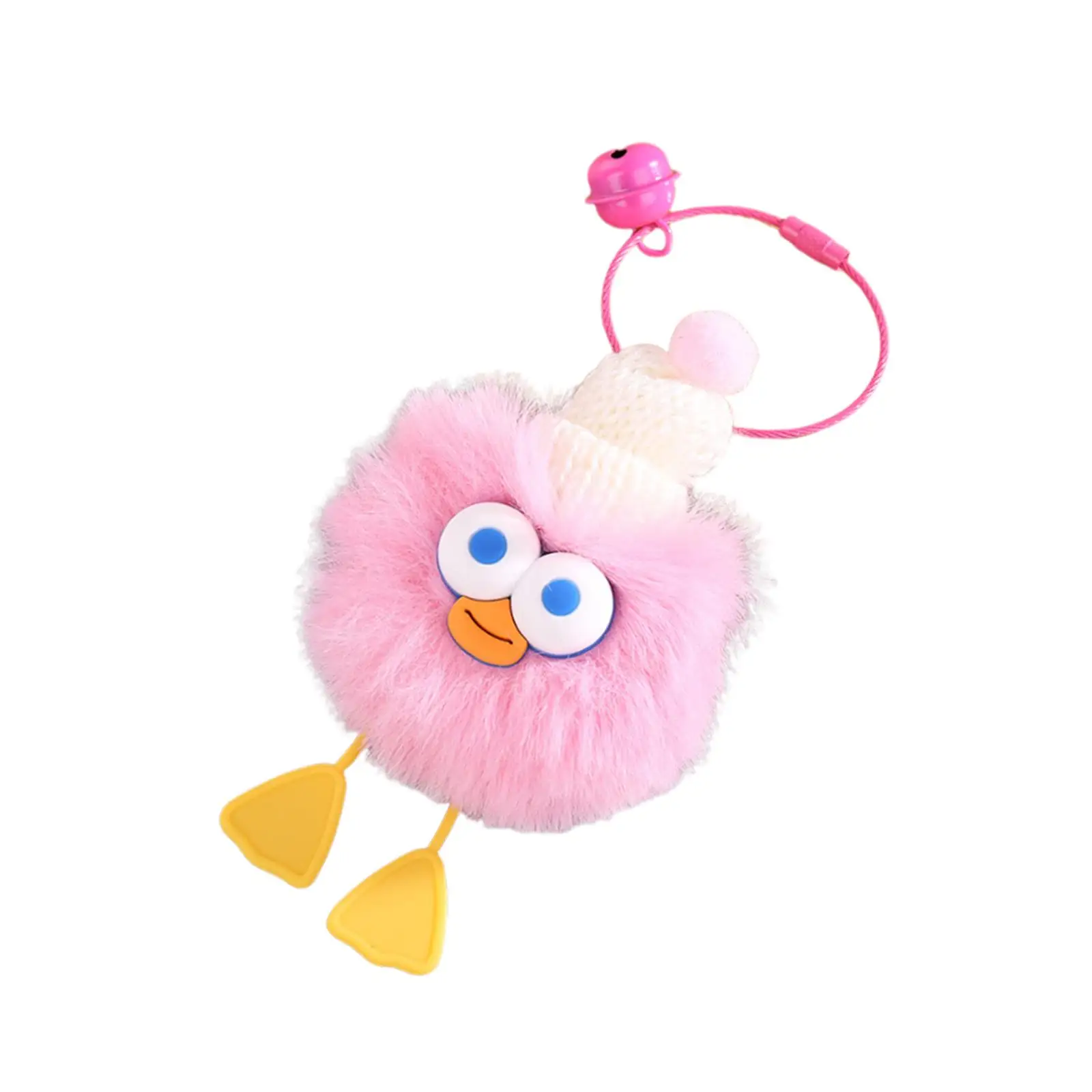 Stuffed Animal Keychain Lightweight Bag Hanging Ornament Easy Carrying Plush