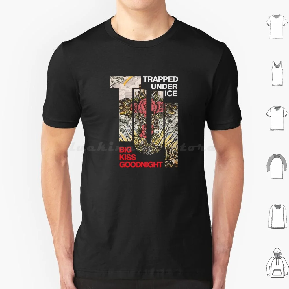 Camiseta Tui Big Kiss Flowers talla grande 100% algodón trampado bajo hielo Baltimore American Hardcore Tui Hardcore Band música Punk