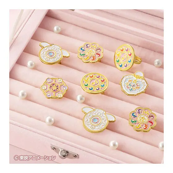 Modello in scala Gacha genuina giapponese Dispositivo di trasformazione magico DoReMi Anello di puntello Ojamajo Doremi Action Figure Giocattoli