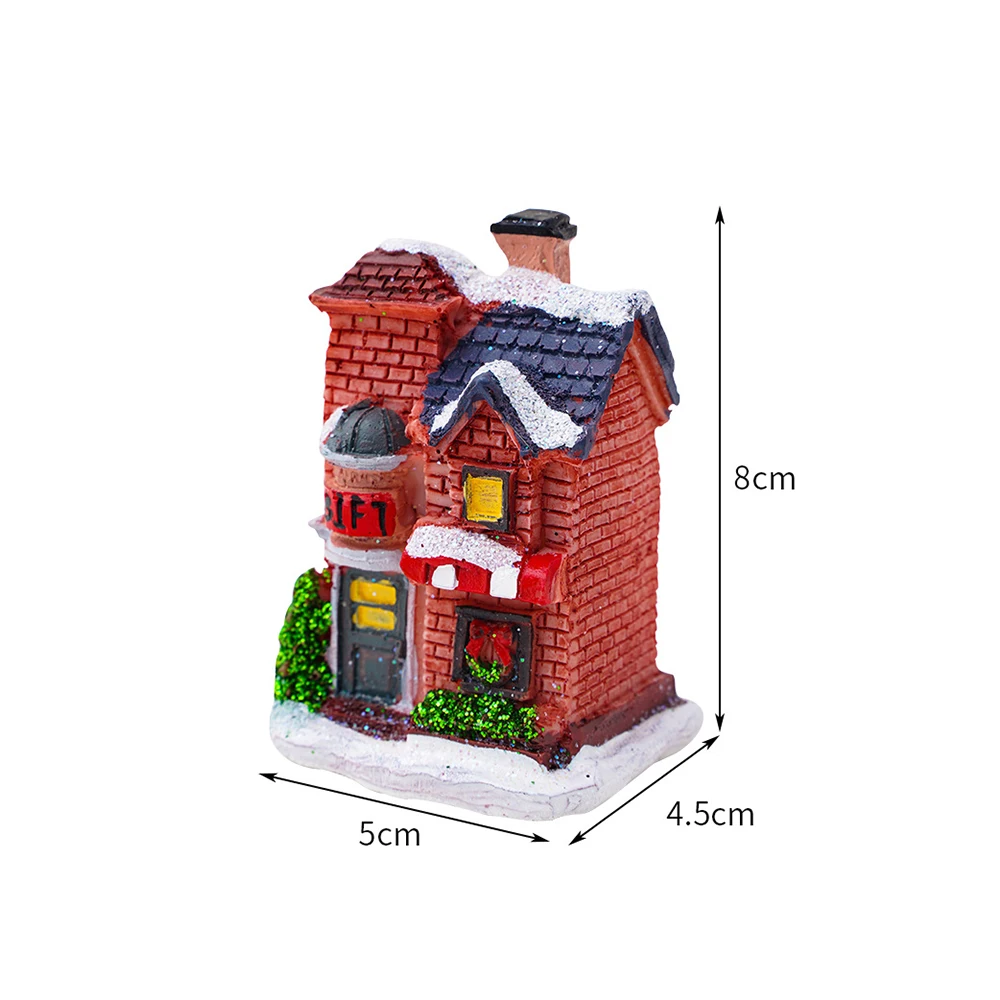 2024 Christmas Light House kerstdorp Christmas Village For Home Xmas Gifts Christmas Ornaments New Year 2023 Natale Navidad Noel