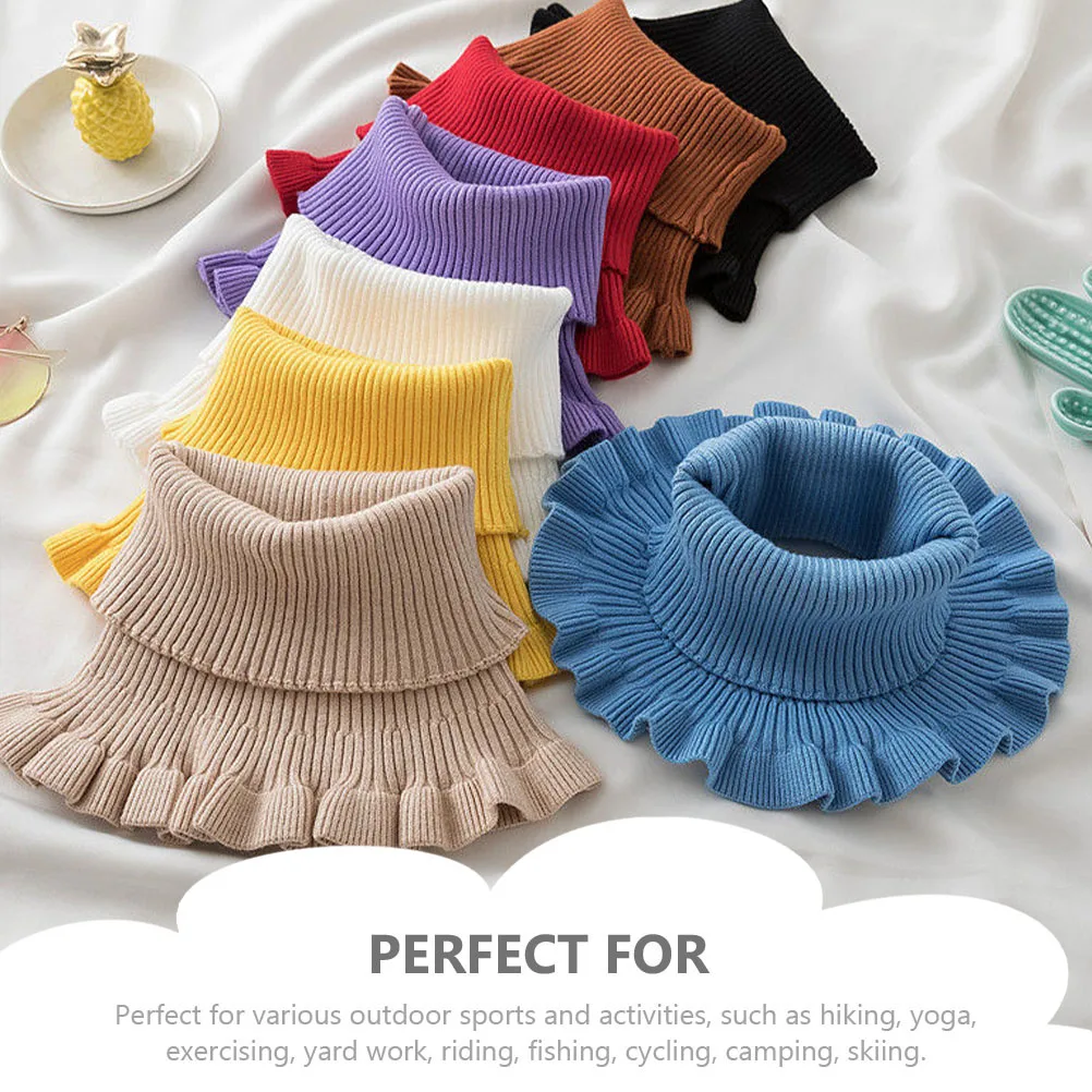 

1pc Cashmere Neck Gaiter Lightweight Warm Neck Cover For Women Multi-Function Outdoor Winter Accessory Reusable For Hiking