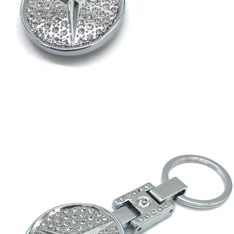 Metal Car Diamond Key Chain Keychain Holder Keyring for W213 W212 W205 W176 W211 CLK CLS GLA GLB C250 C350 C550