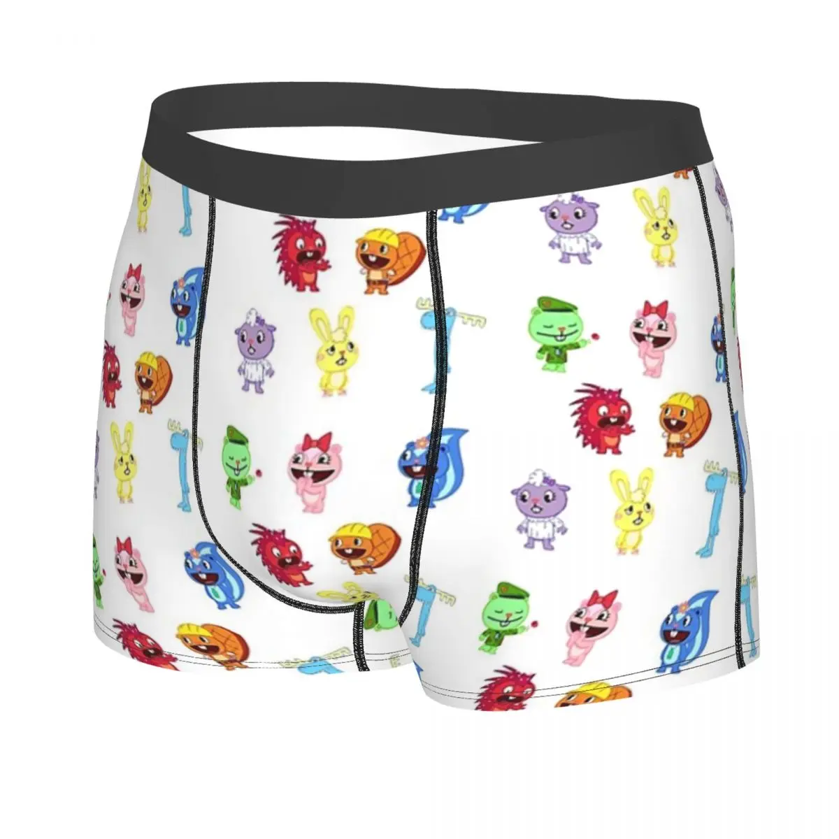 Boxer Underpants Shorts Happy Tree Friends Panties Men Comfortable Underwear for Homme Man Boyfriend Gifts