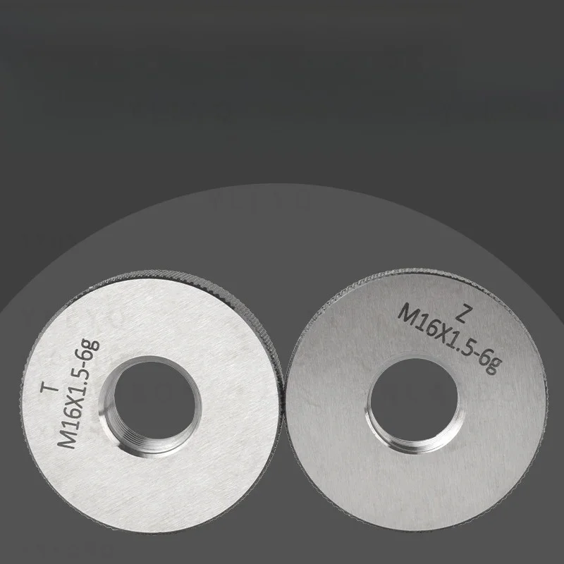 1SET(1*GO+1*NOGO) 6g Accuracy Standard Metric Fine Tooth Thread Ring Gauge Measure ToolM89-M105 X1/1.5/2/3/4/6