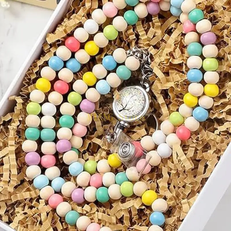 حامل بطاقات مع حامل شارة قابل للسحب بحبل مطرز لعمال المصنع، أفضل مبيعات