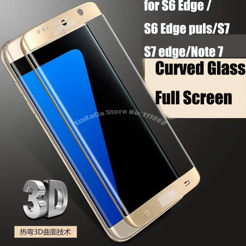 Tempered Glass Screen Protector Case for Samsung Galaxy S21 S20 S10 S8 S7 S6 Edge Plus Protection Film Clear Cover Accessorie