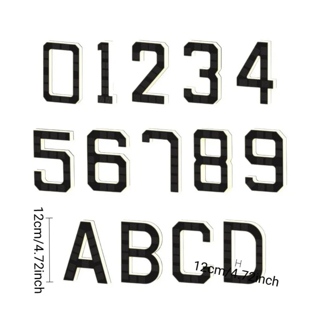 New Solar Address Sign LED House Number Light Waterproof Illuminated Door Number Plaque Auto Sensor Outdoor Wall Use - view 6