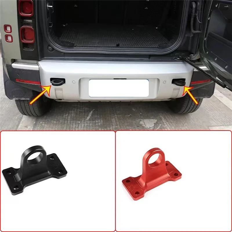 A85E-Car Rear Bumper Trailer Hook With Chassis For Land Rover Defender 2020-2023 Car Modified Accessories