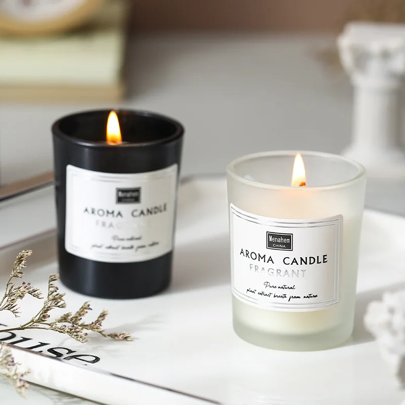 Directly from the manufacturer, scented candles, frosted glasses, indoor smokeless plants, soybean wax creative fragrance souven