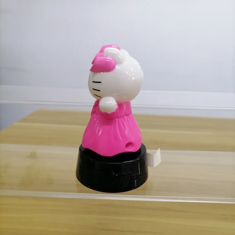 Hello Kitty Swipe Card Reader Sticker Wobble Shaky Doll Interavtive Girls Birthday Gifts Table Figure Ornaments
