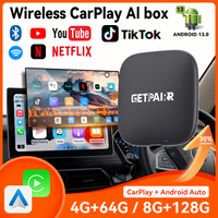 GetPairr P1 Android 13 Wireless CarPlay Ai Box Android Auto Aadpter 8+128GB Youtube Netflix Video for 99% of Wired Carplay Cars