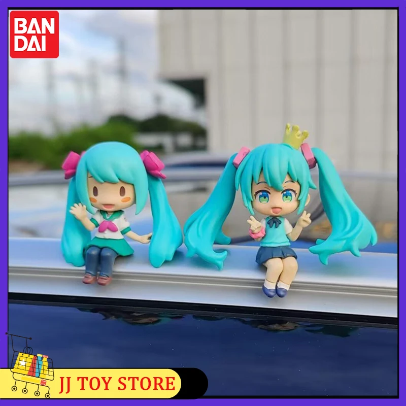 Anime Hatsune Miku Piapro 16th Anniversary 7cm Kawaii Doll Car Ornaments personaggio Pvc Model Toy Collection per regalo per bambini