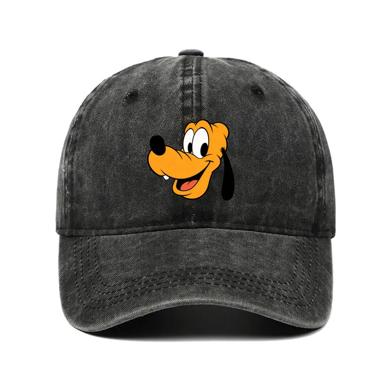 للجنسين خمر غسلها بلوتو قبعات البيسبول للرجال النساء الكرتون طباعة قبعات سائقي الشاحنات قابل للتعديل Snapback عادية الهيب هوب أبي قبعة