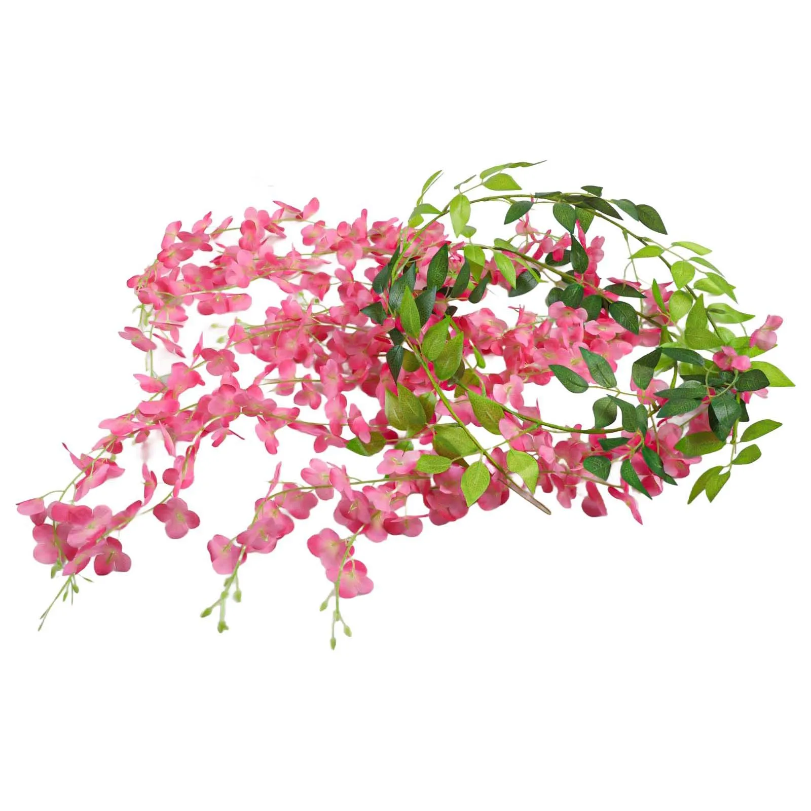 2 كروم زهرة الوستارية الاصطناعية للمنزل الأنيق وديكور الزفاف مادة حريرية تدوم طويلاً لجميع المناسبات #2