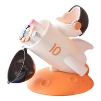 Astronaut Pencil Holder Rocket Desk Organizer Decoration Pencil Pen Cup Cute Multifunctional Decorative Holder Stores Scissors