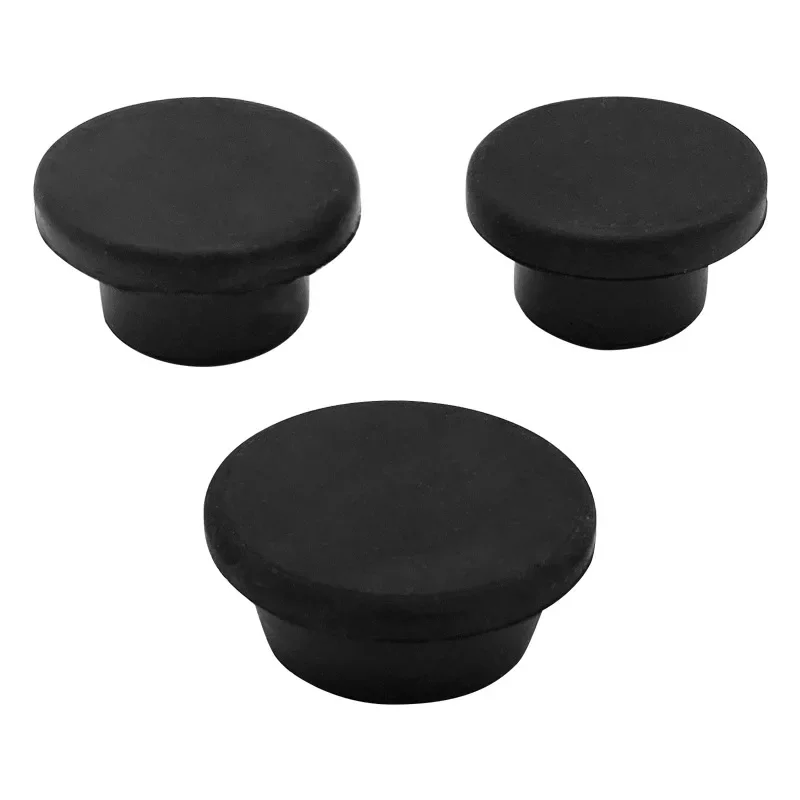 3PCS Car Rear Tailgate Rubber Plugs For JEEP Wrangler JK 2007-2017 Exterior Modification Parts Removable Spare Tire Hole Plugs