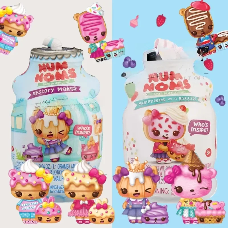 Original Num Noms Blind Box Toys Baby Bottle Mystery Makeup Nail Polish Model Toys Collection Decoration Children Gifts