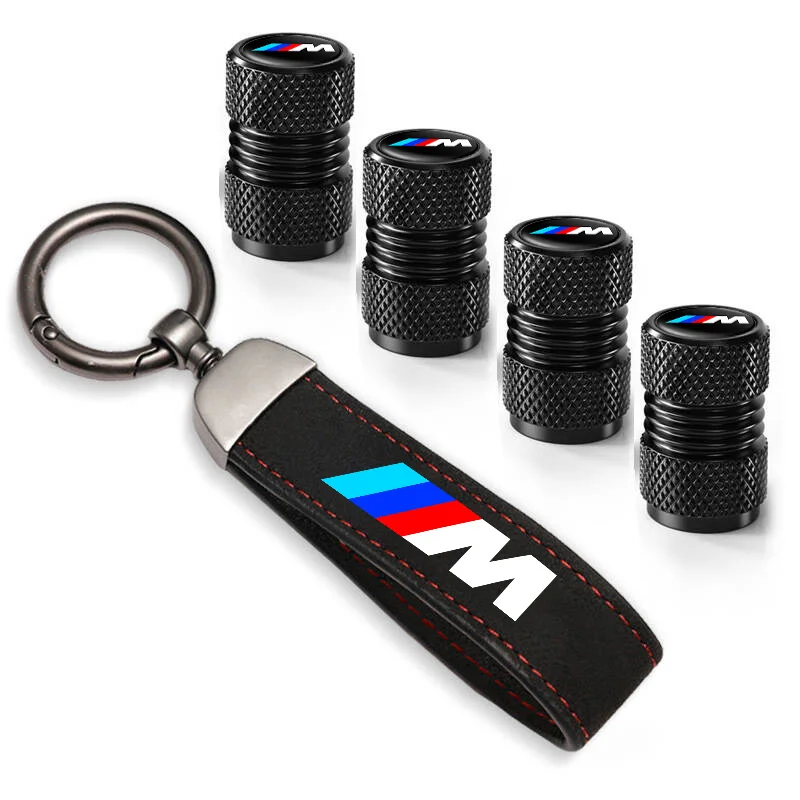 4Pcs Car Wheel Tire Valve Caps Air Stem Covers Accessories For BMW 50th F12 F13 F30 E60 E65 E66 E63 F01 F02 X1 X3 4 5 6 7 Series