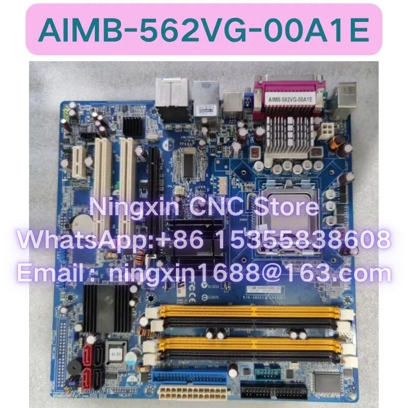 

second-hand For Advantech Industrial Control Motherboard 775 Pins AIMB-562 AIMB-562VG AIMB-562VG-00A1E test OK