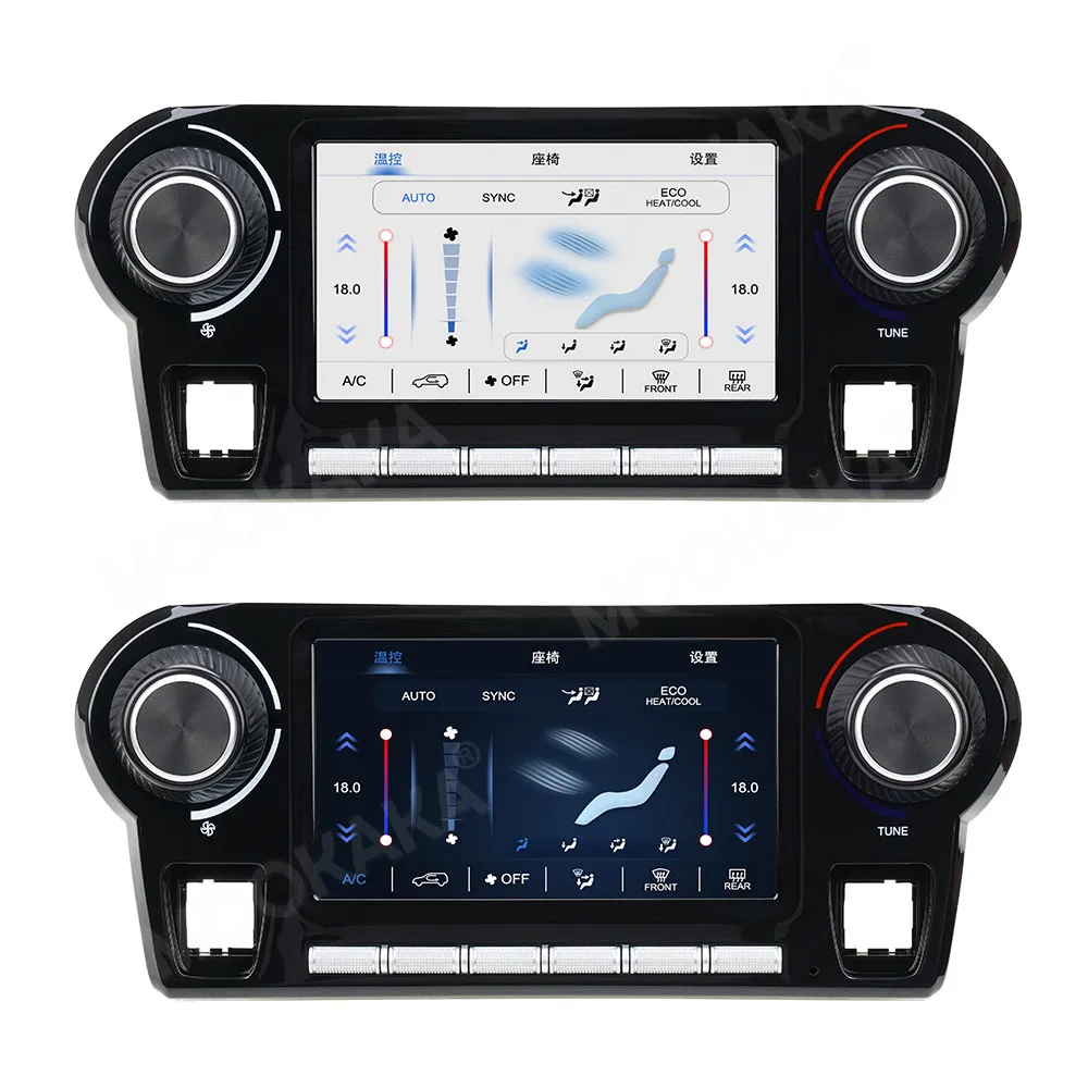 6.2 Inch Touch Screen Climate Control Panel For Toyota RAV4 RAV 4 2020~2024 Digital AC Panel Screen Air Conditioning Upgrade
