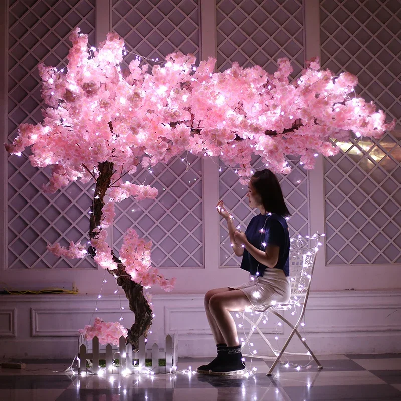 Decoration at the entrance of the lobby of a large wishing tree company