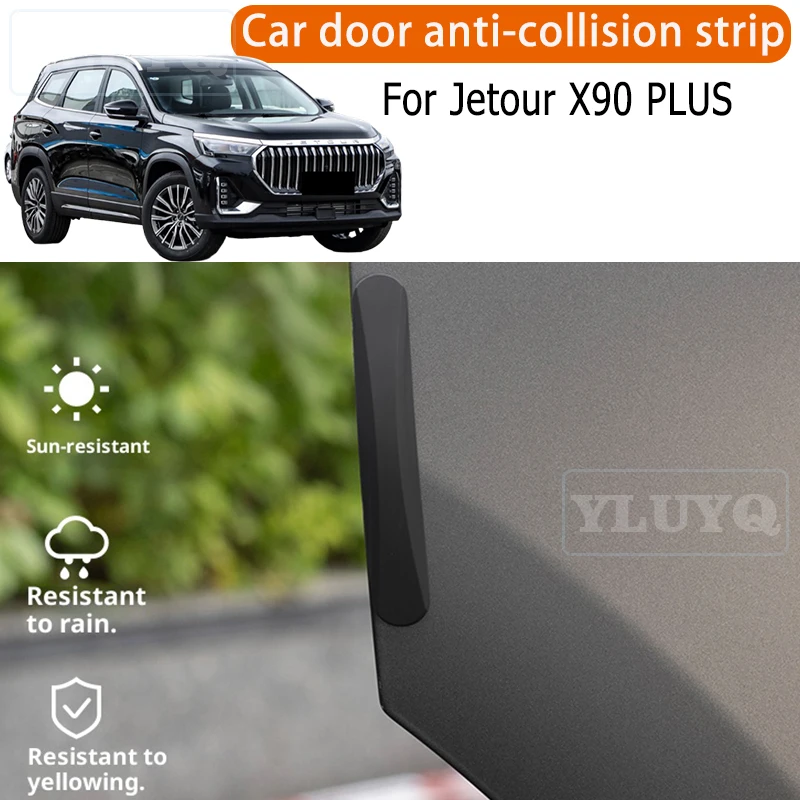 

For Jetour X90 PLUS Car Door Anti-Collision Strips, Scratch and Friction Resistant, Automotive Exterior Accessories