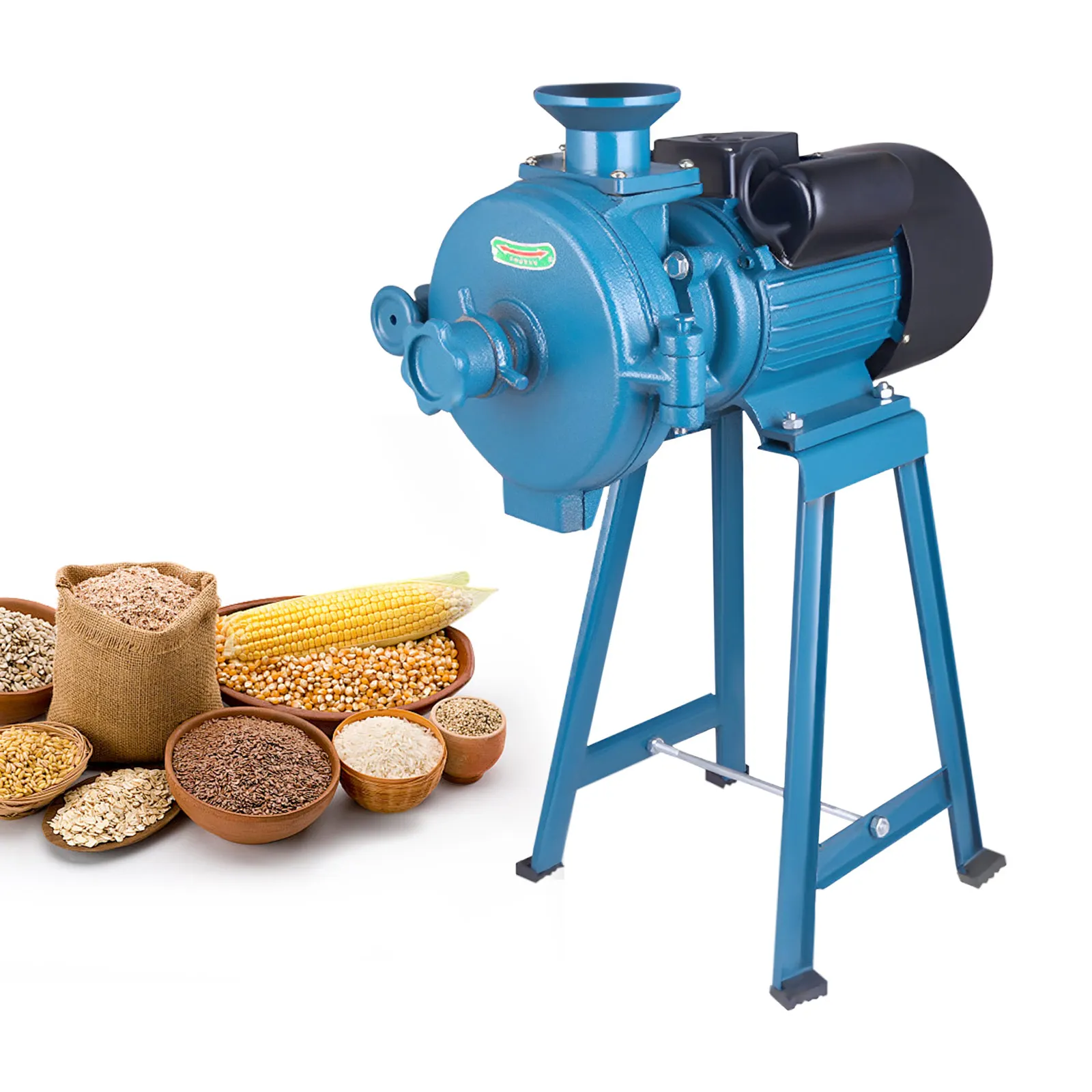 

2200W Electric Grinder Mill for Dry Grinding of Corn Wheat Rice 110V US Plug Wet &Dry Cereal Machine