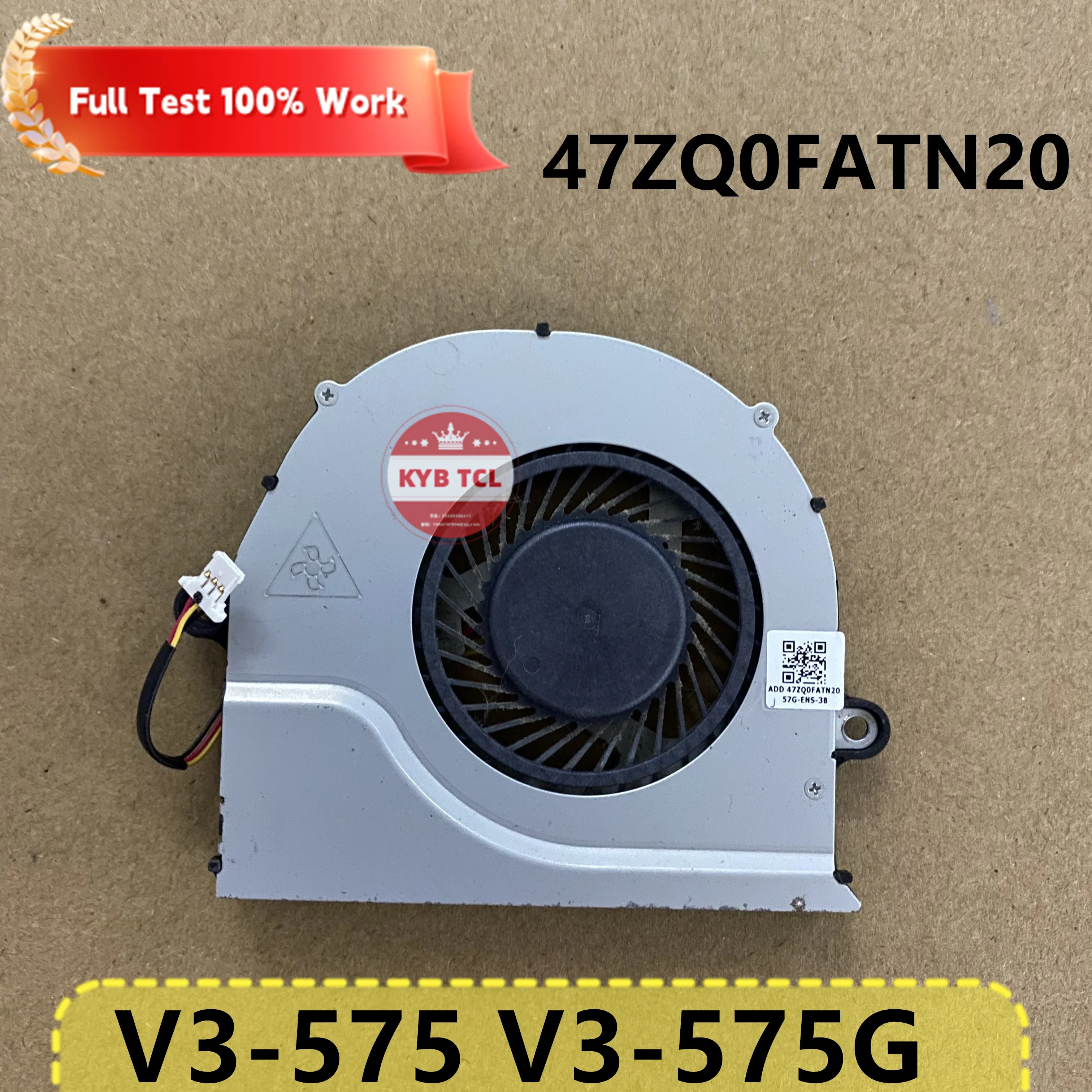 47ZQ0FATN20 Genuine Laptop CPU Cooling Fan Notebook For ACER Aspire F5-571 E5-574 E5-573 V3-575 V3-575G P257 Original