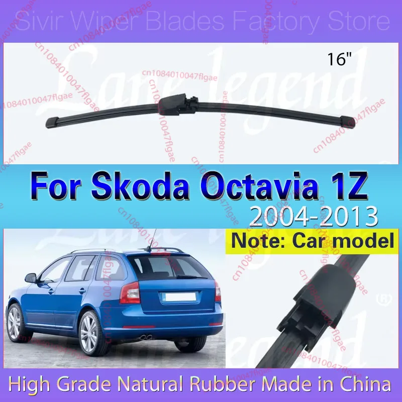 

16" Rear Wiper Blade For Skoda Octavia 1Z Combi Hatchback 2004 - 2013 Windshield Windscreen Rear Window Brush Car Accessories