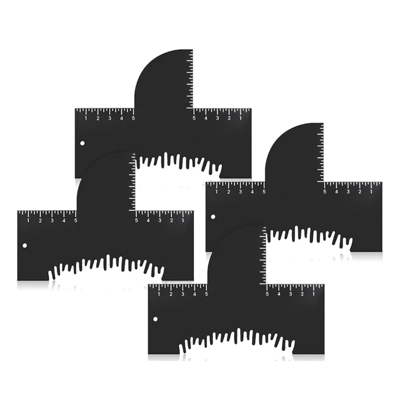 B25B Enhancement For Men, Women For Trimming,Styling Tool Card For Barbers Beard Hairline Shaping Contouring Guide Health