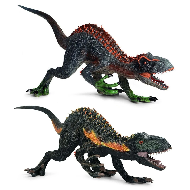 Dinossauro Jurassiced Indominus Tyrannosaurus Figure Dinosaur Model Kids Toy G99C