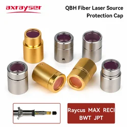 Raycus & Max IPG Output Protective Connector Lens 1.5KW 3KW Original QBH Fiber Laser Source Protection Cap Fiber Optic Crystal