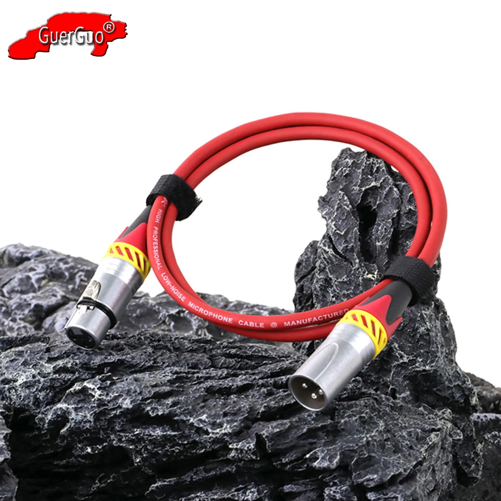 XLR Cable 3Pin Male to Female Plug M/F OFC Balanced Audio MIC Shielded Line Cannon Extension Cord for Monitor Mixer Amp Speaker