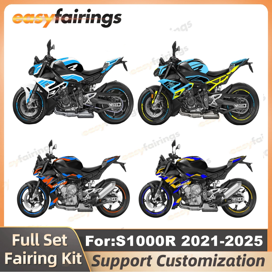 

Motorcycle Bodywork Accessories Full Fairing Kit fit for BMW S1000R 2021 2022 2023 24 25 Mold S1000 R23 24 25 fairings kits