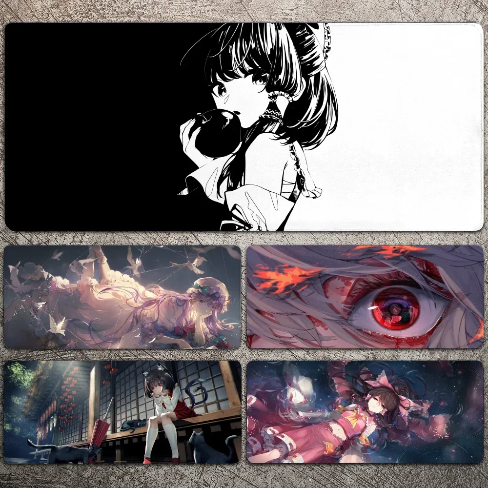 Touhou Project Mousepad Large Gaming Mouse Pad LockEdge Thickened Computer Keyboard Table Desk Mat