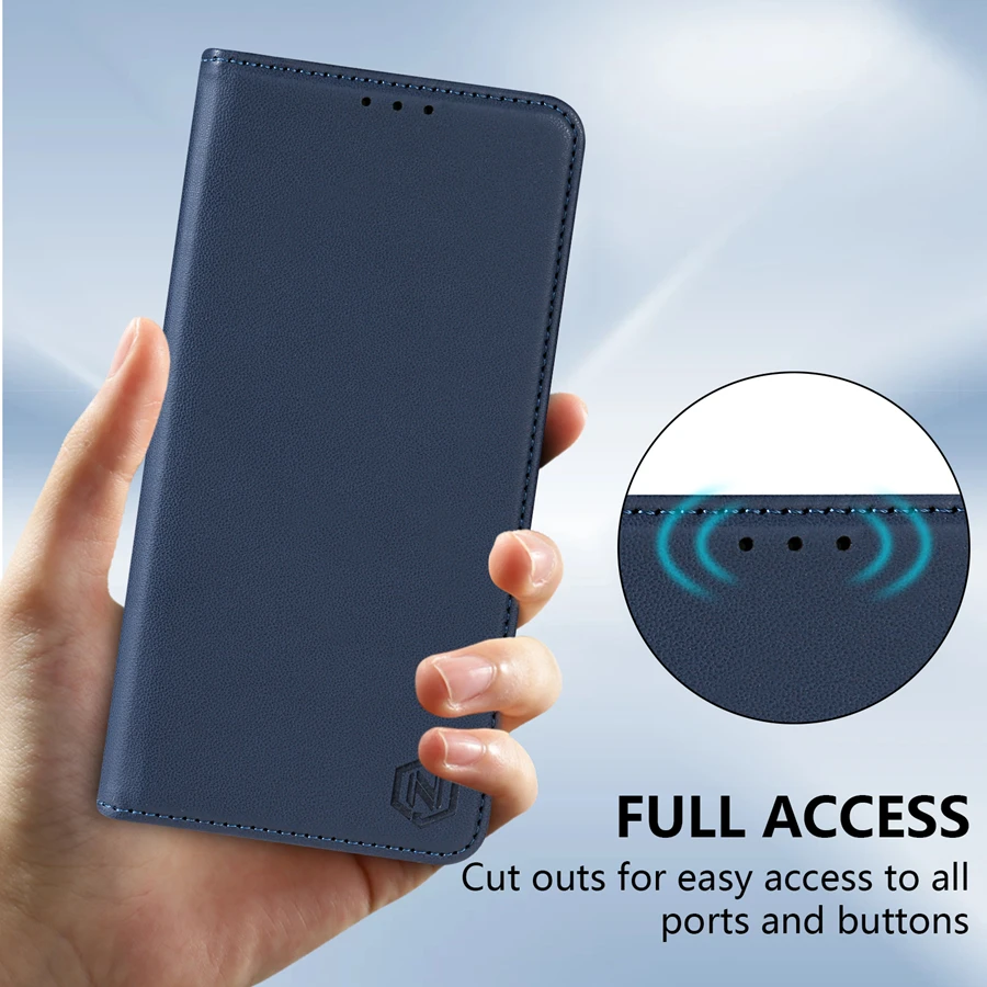 Wallet Skin friendly Card Slot Strong Magnetic Flip Leather Case For Huawei P20 Pro P30 P40 Lite P Smart 2019 Honor 10 Lite 20i