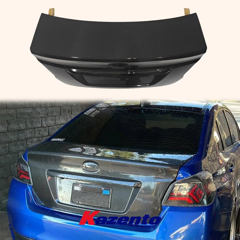 

Для SUBARU 2015-2021 Impreza WRX STI крышка багажника багажника из углеродного волокна с украшением в багажник