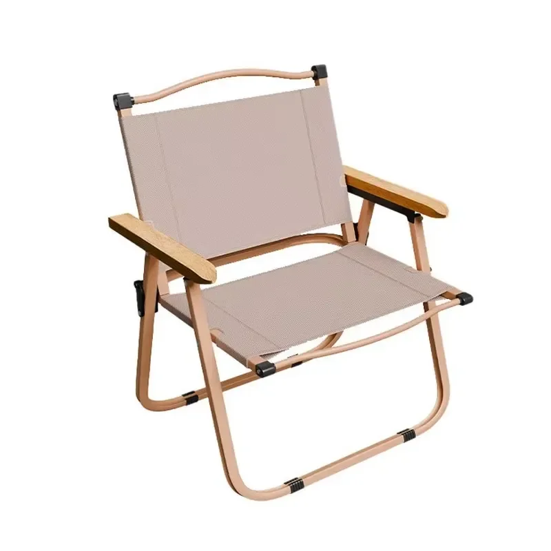 Portable Folding Camping Chair Outdoor Picnic Fishing Seat Lightweight Kermit Style Travel Beach Garden Furniture for Adults