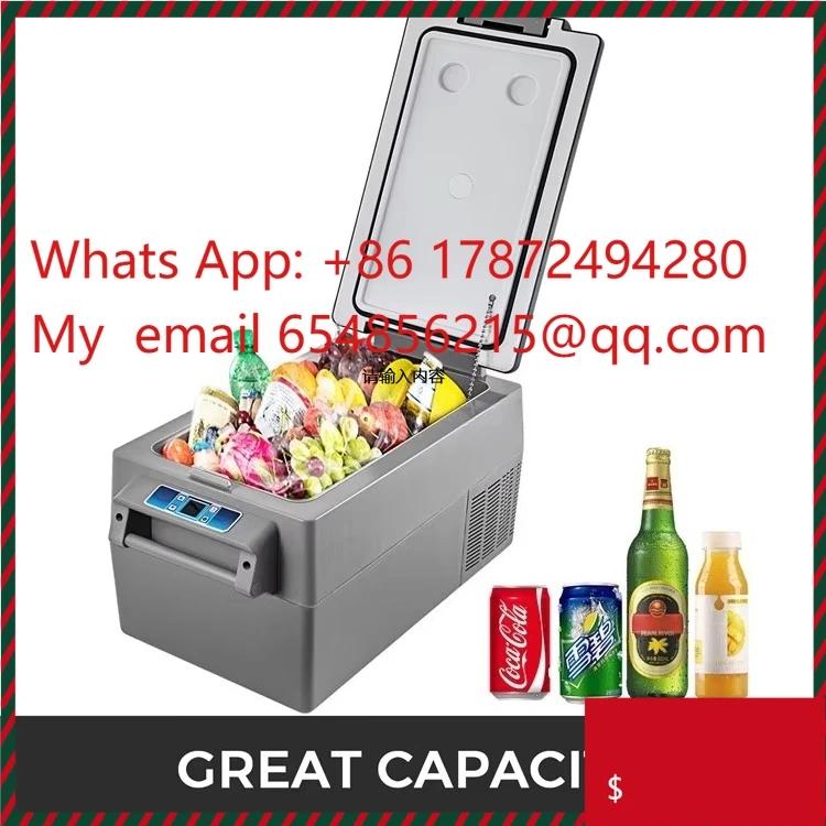 Compressor Portable 35L Small Refrigerator Cooler Freezer Home and Car Refrigerator Fridge