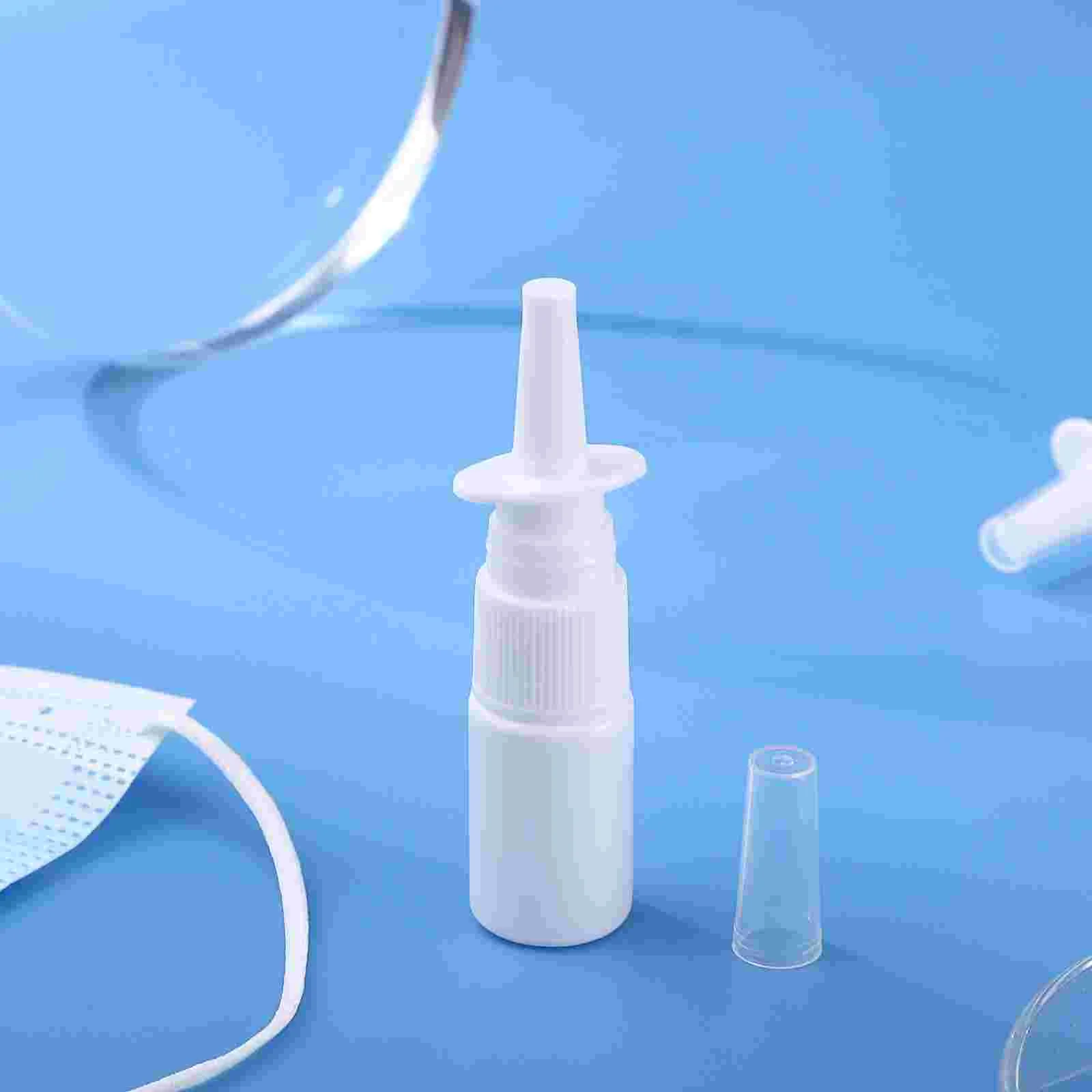 20 pçs garrafa de spray viagem garrafas de névoa fina nebulização senhor pulverizador pe nasal vazio