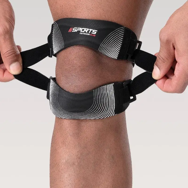 1Pc Patella Kniebrace Verstelbare Orthopedische Compressie Patellapees Ondersteuning Knieband Unisex Voor Oefening Hardlopen Fitness