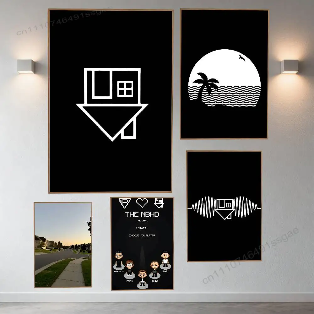 

I Love You N-Neighbourhood Poster Wall For Sticky Decoration Waterproof Home Living Room Bedroom Bar