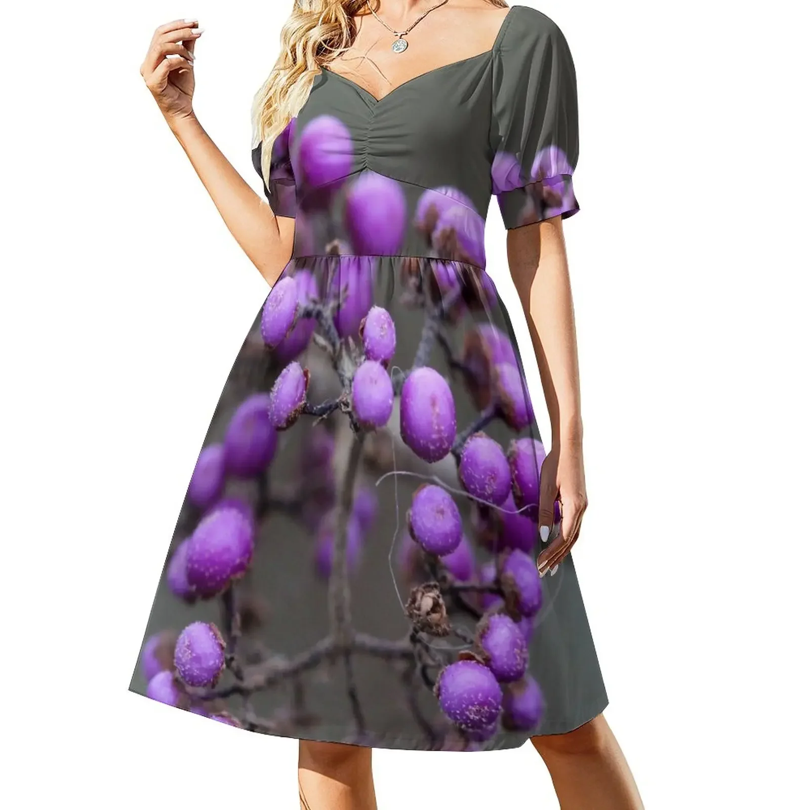 

Callicarpa Short-Sleeved Dress dress for woman long dresses for women Women's dresses