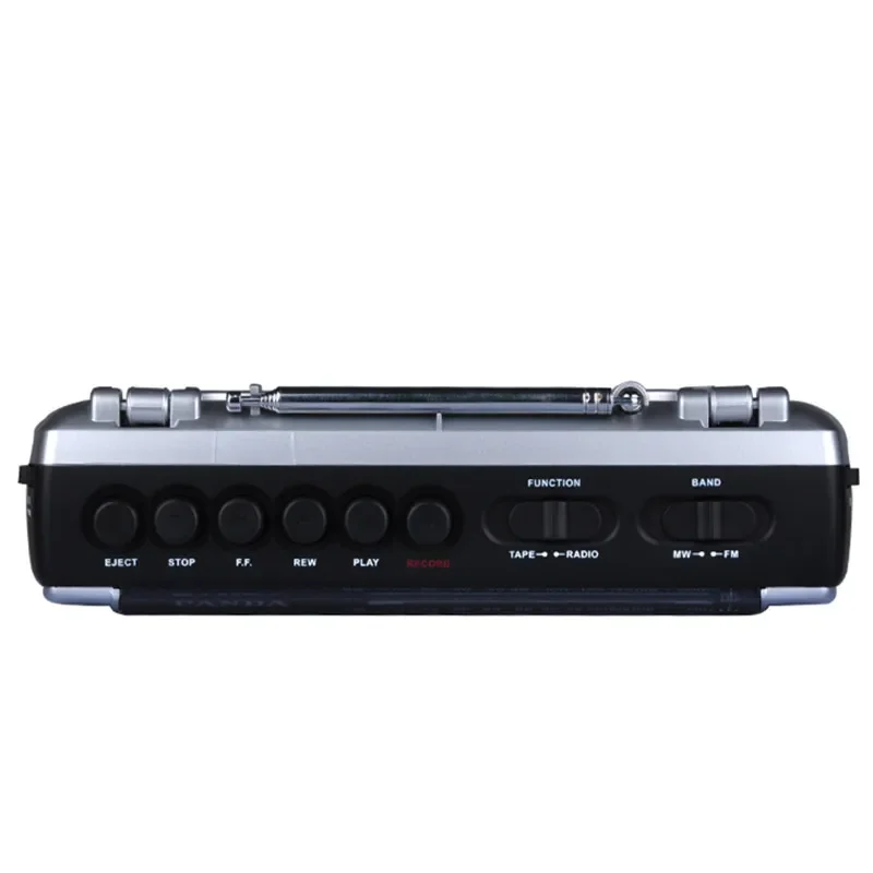 Ленточный плеер, рекордер Walkman, кассетная студенческая машина, FM/MW радио, портативный динамик, запись звука, воспроизведение звука, мощность переменного и постоянного тока