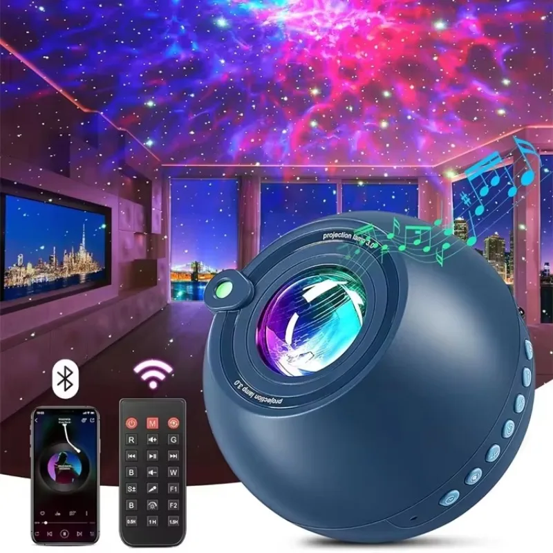 

Thermal desk lamp Children's bedroom Aurora night light projector