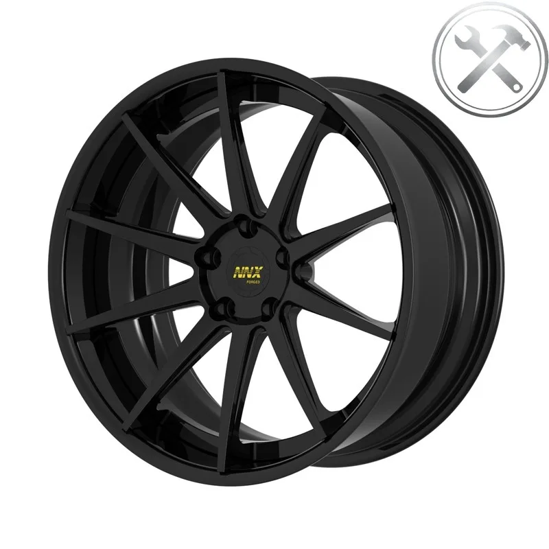 

18-24 Inch Aftermarket High Grade Pcd 5x112 5x120 2Pcs Forged Alloy Passenger Universal Wheel Rims